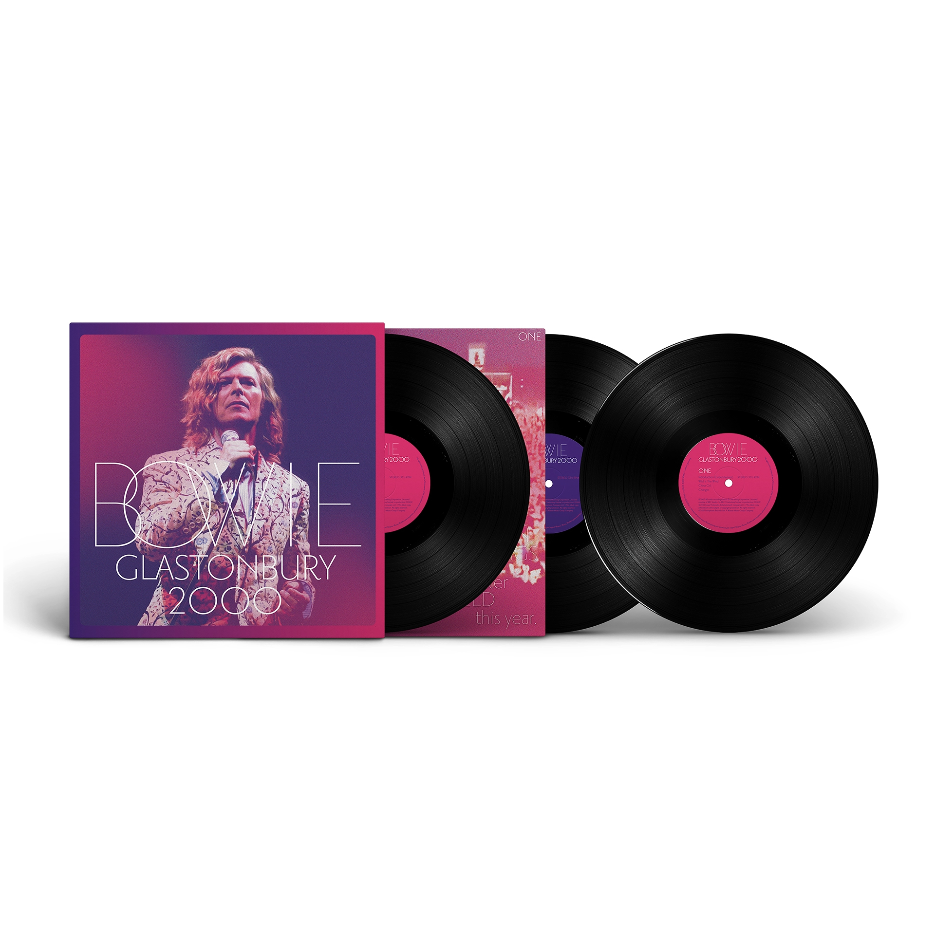 レア⭐︎Bowie Glastonbury 2000 デビットボウイレコード LP DAVID BOWIE: GLASTONBURY 2000 (3LP) | Rhino Official Store